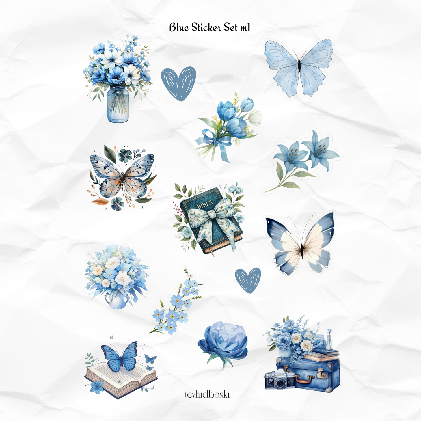 bluestickersetm1.site Blue Sticker Set m1 - Görsel 1