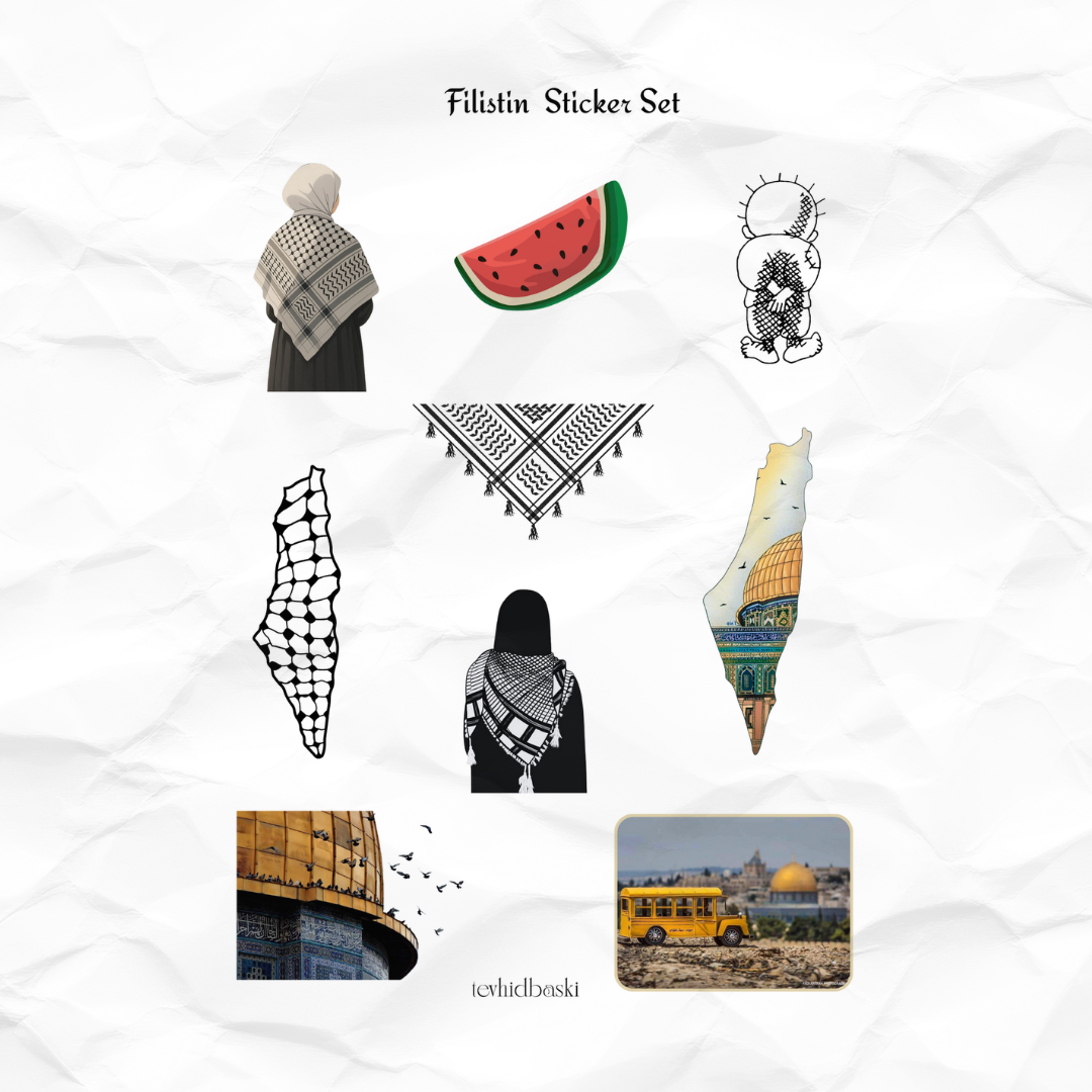 filistinstickerset Filistin Sticker Set - Görsel 1