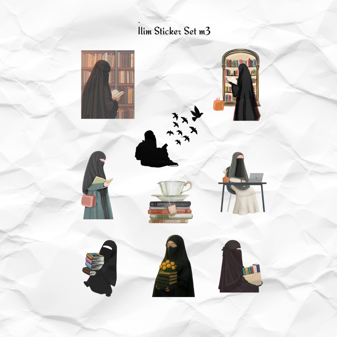 ilimstickersetm3 İlim Sticker Set 3 - Görsel 1