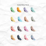 Kelebek Sticker Set