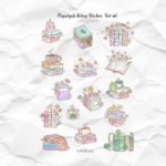 Papatyalı Kitap Sticker Set