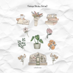 Vintage Sticker Set 2